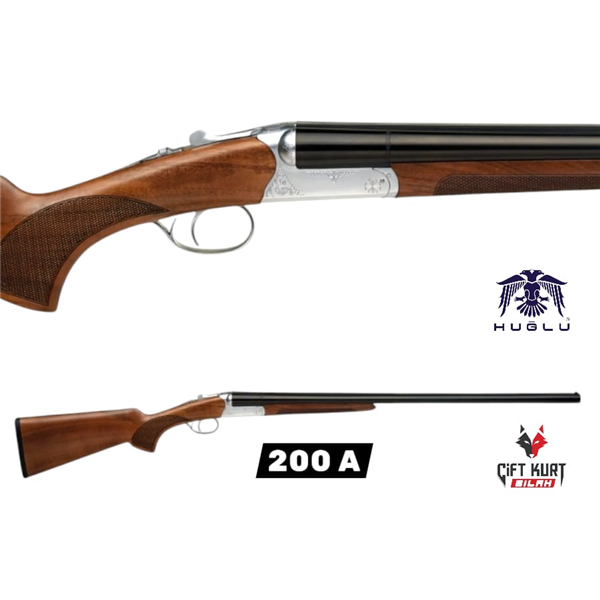 Huğlu 200 A Çifte Kırma Tek Tetik Beyaz Av Tüfeği